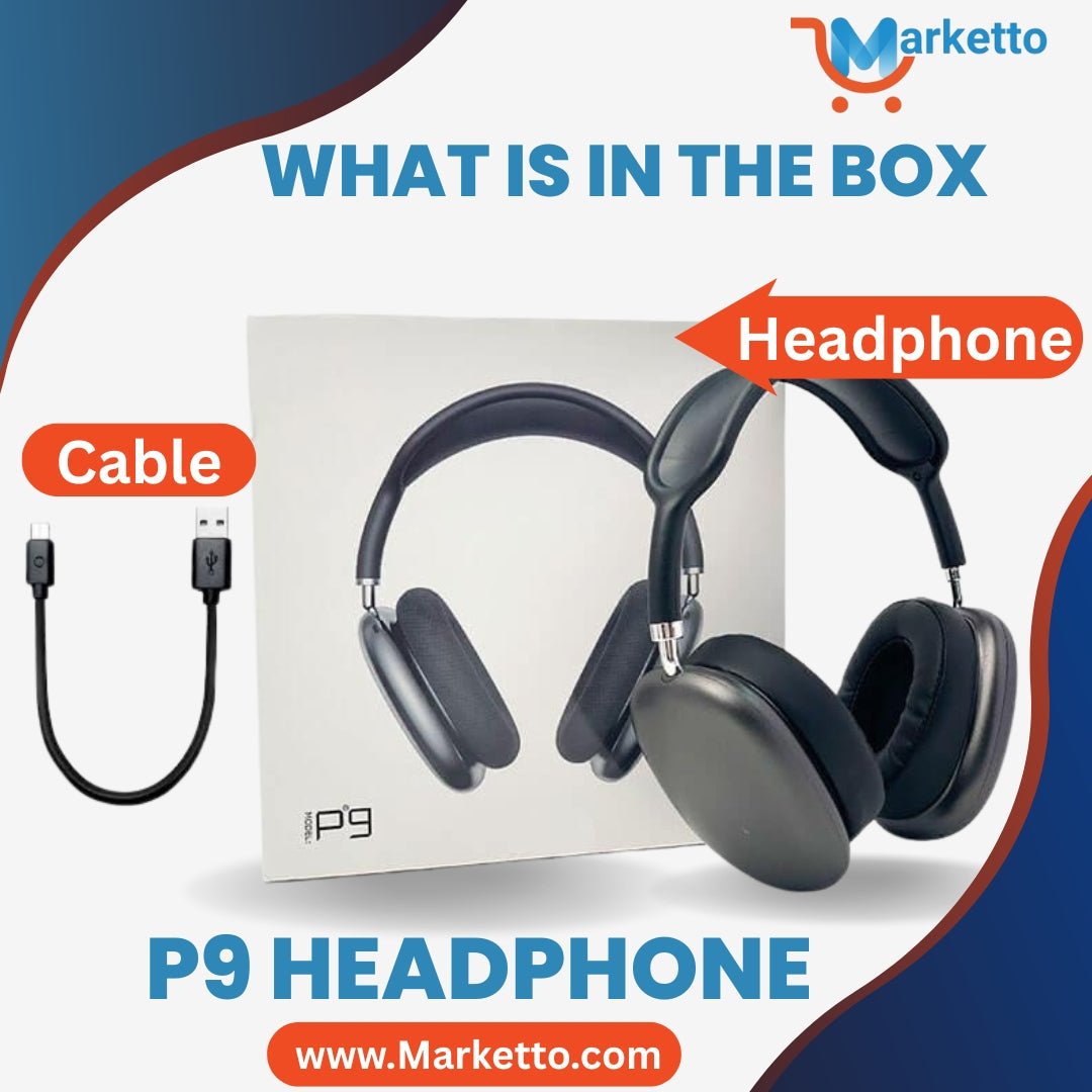 P9 Wireless Bluetooth Headphones – Stylish & Powerful Sound in Pakistan