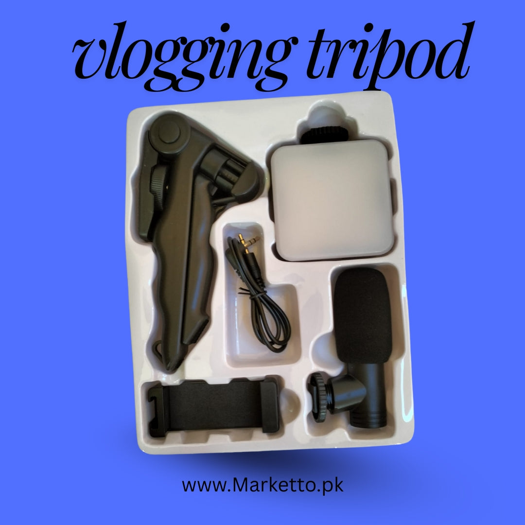 Premium Video Making Kit for Vlogging – Record Like a Pro | Marketto.pk