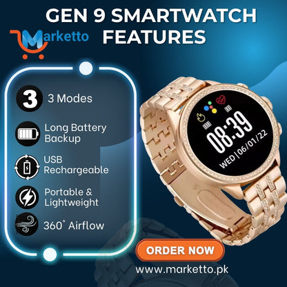 Gen 9 Smart Watch for Ladies – Elegant, Stylish And Functional