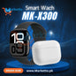 MK-X300 Series 10 Smart Watch with 7-in-1 Straps & Earbuds | Stylish, Smart & Complete Package